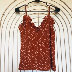 NWOT! Ruffle Tank Top